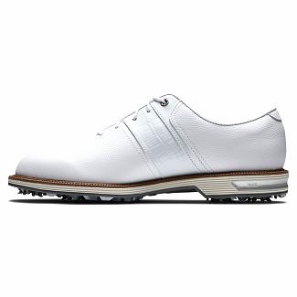 Men's Footjoy Premiere Series Packard Spikes Golf Shoes White NZ-238014
